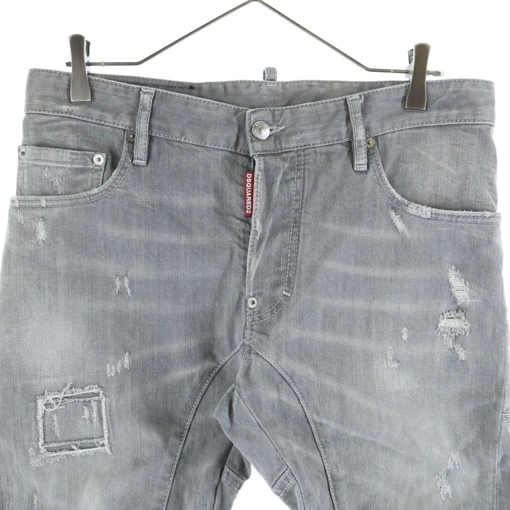 DSQUARED2(ディースクエアード) 18AW Skater Jean S71LB0530 S30260 スキニーデニムパンツ グレー