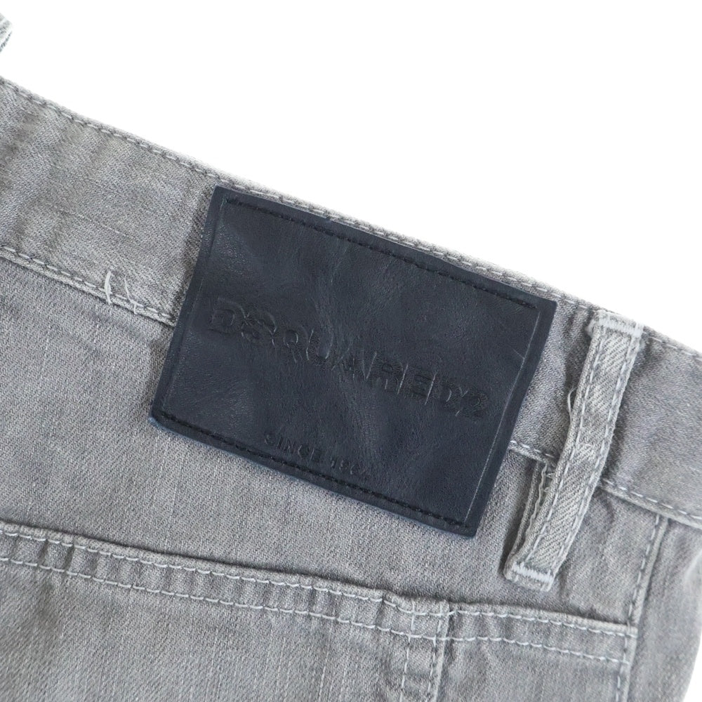 DSQUARED2(ディースクエアード) 18AW Skater Jean S71LB0530 S30260 スキニーデニムパンツ グレー
