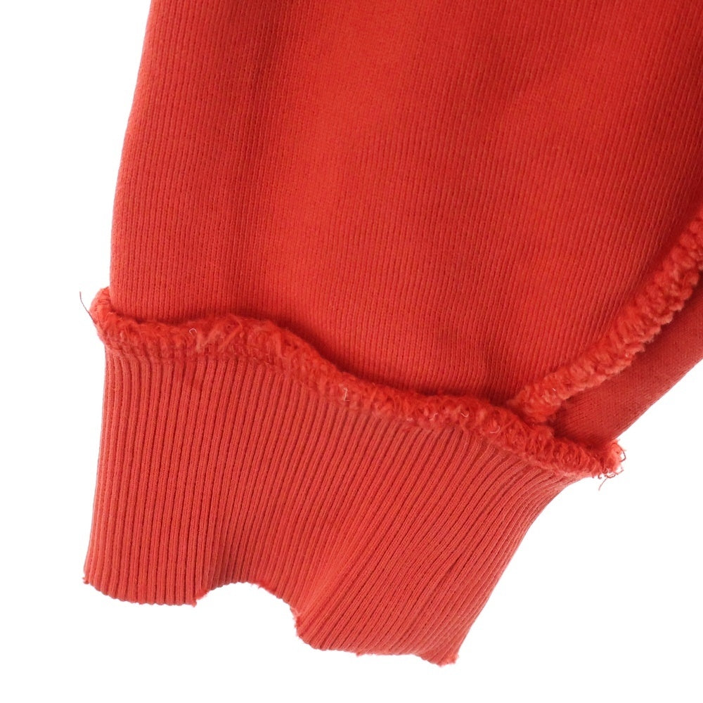 TOMMY HILFIGER(トミーヒルフィガー) ×MYne マイン フロントロゴ プルオーバースウェットパーカー レッド DM15828