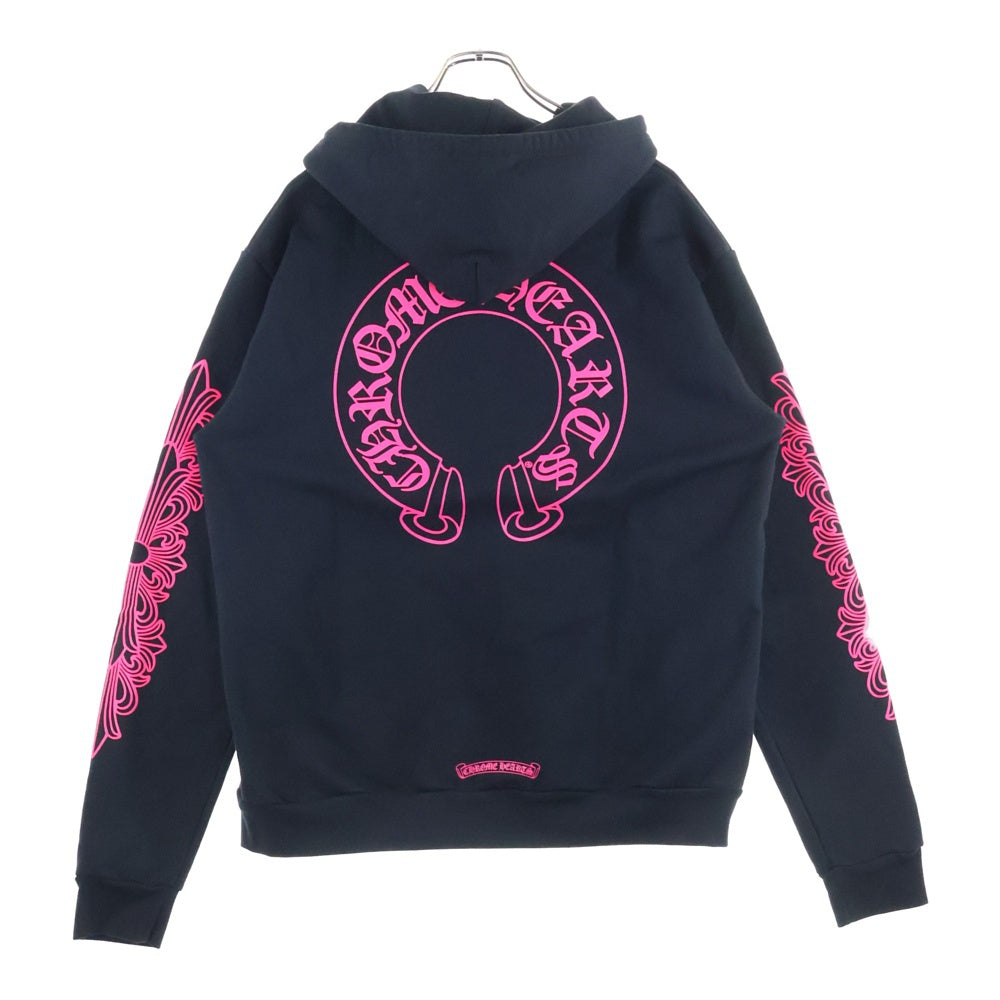 CHROME HEARTS(クロムハーツ) SWTSHRT HD ZIP 袖フローラル バック