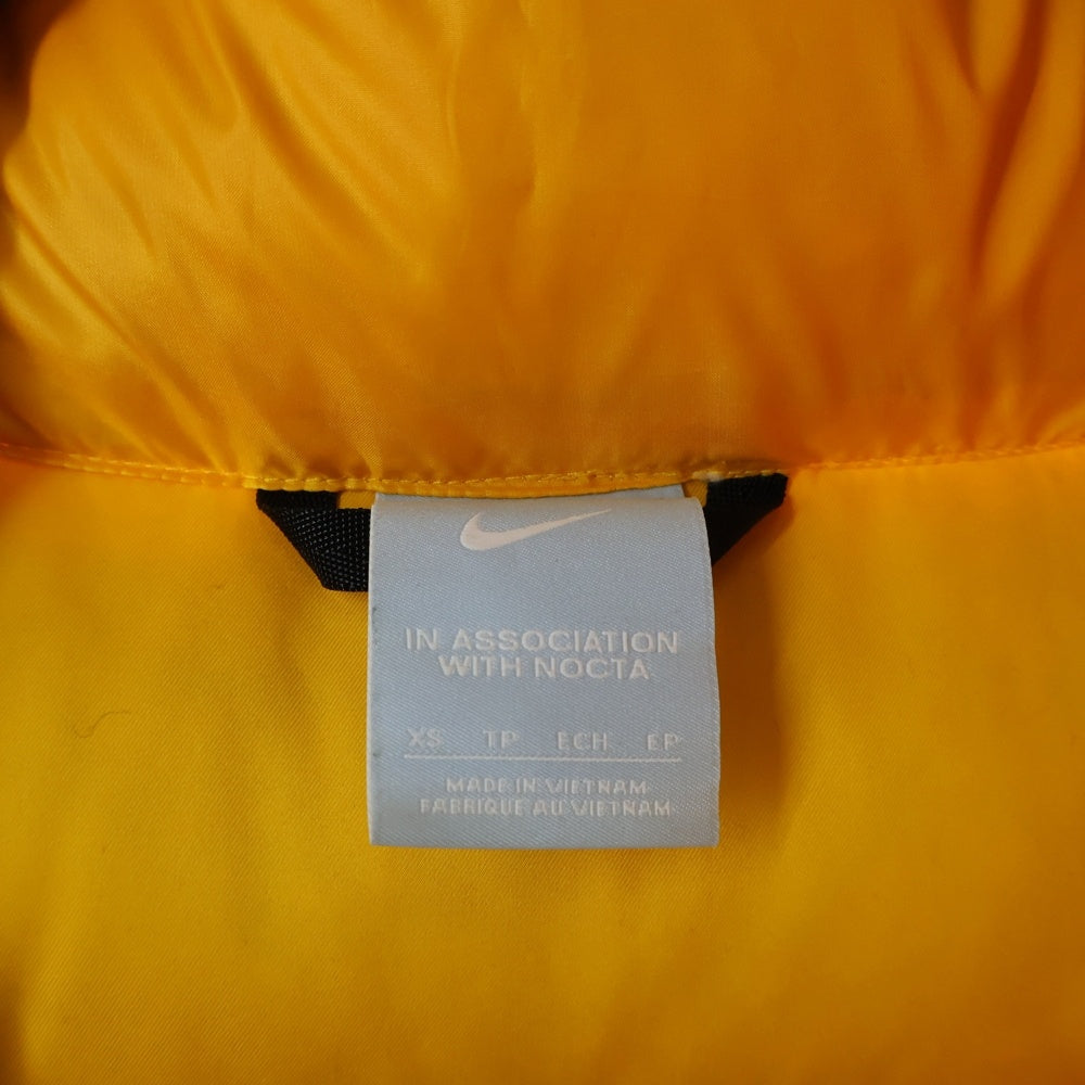 NIKE(ナイキ) ×NOCTA PUFFER JACKET ノクタ パファー ダウンジャケット イエロー DA3997-739