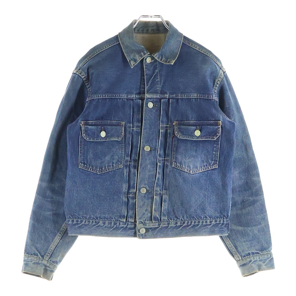 Levi's(リーバイス) 50s 507XX 2nd BIGE セカンド ビッグE 両面タブ シンチバック ボタン裏刻印なし デニムトラッカージャケット インディゴ