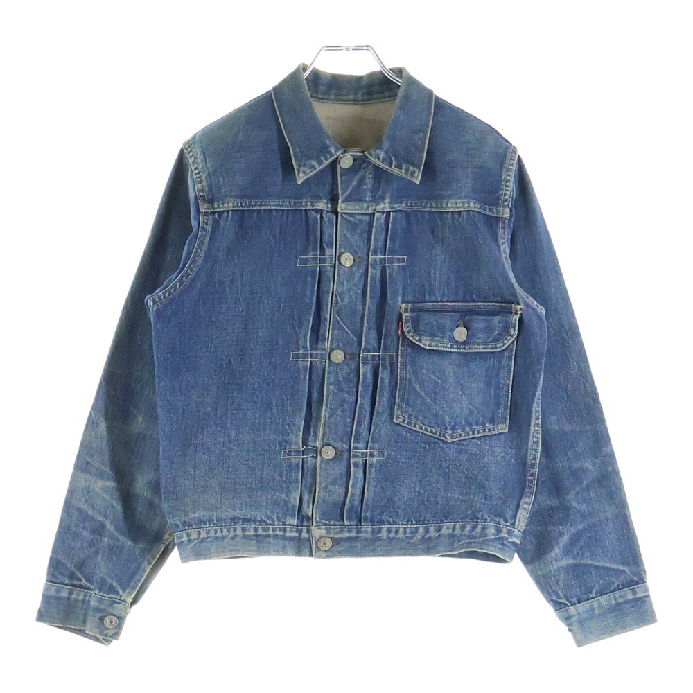Levi's(リーバイス) 40s-50s 506XX 1st BIGE ファースト ビッグE 片面赤タブ シンチバック ボタン裏刻印なし デニムトラッカージャケット インディゴ