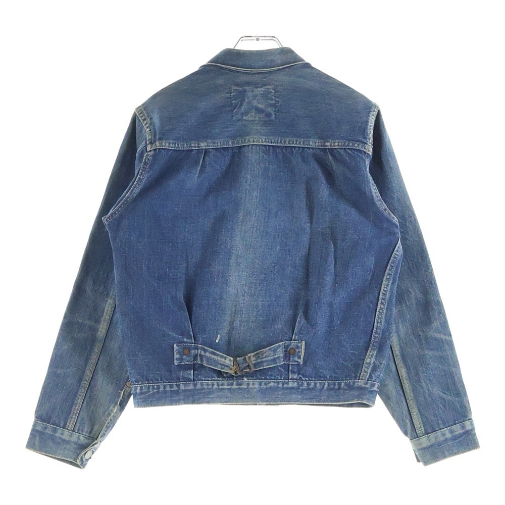 Levi's(リーバイス) 40s-50s 506XX 1st BIGE ファースト ビッグE 片面赤タブ シンチバック ボタン裏刻印なし デニムトラッカージャケット インディゴ