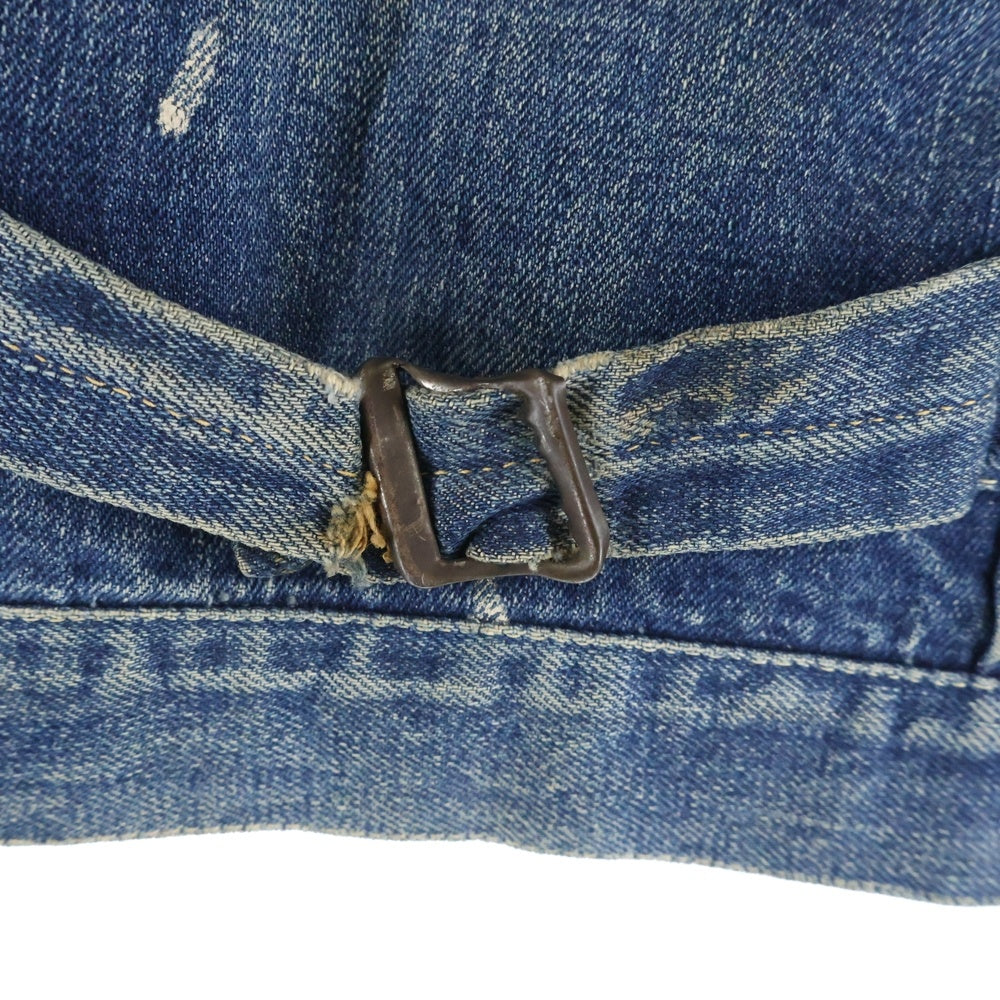 Levi's(リーバイス) 40s-50s 506XX 1st BIGE ファースト ビッグE 片面赤タブ シンチバック ボタン裏刻印なし デニムトラッカージャケット インディゴ