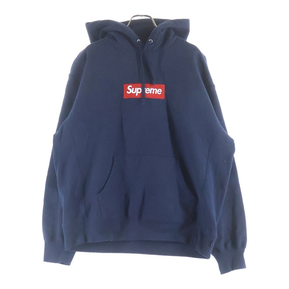 SUPREME(シュプリーム) 24AW Box Logo Hooded Sweatshirt ボックスロゴ フーデッドスウェットシャツ パーカー ネイビー