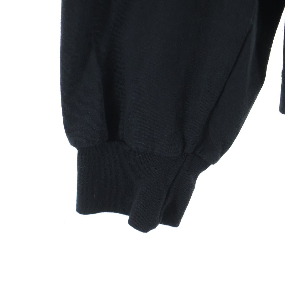 CHROME HEARTS(クロムハーツ) CH LS NECK LOGO ネックロゴプリント 袖ロゴ 長袖Tシャツ ブラック/イエロー