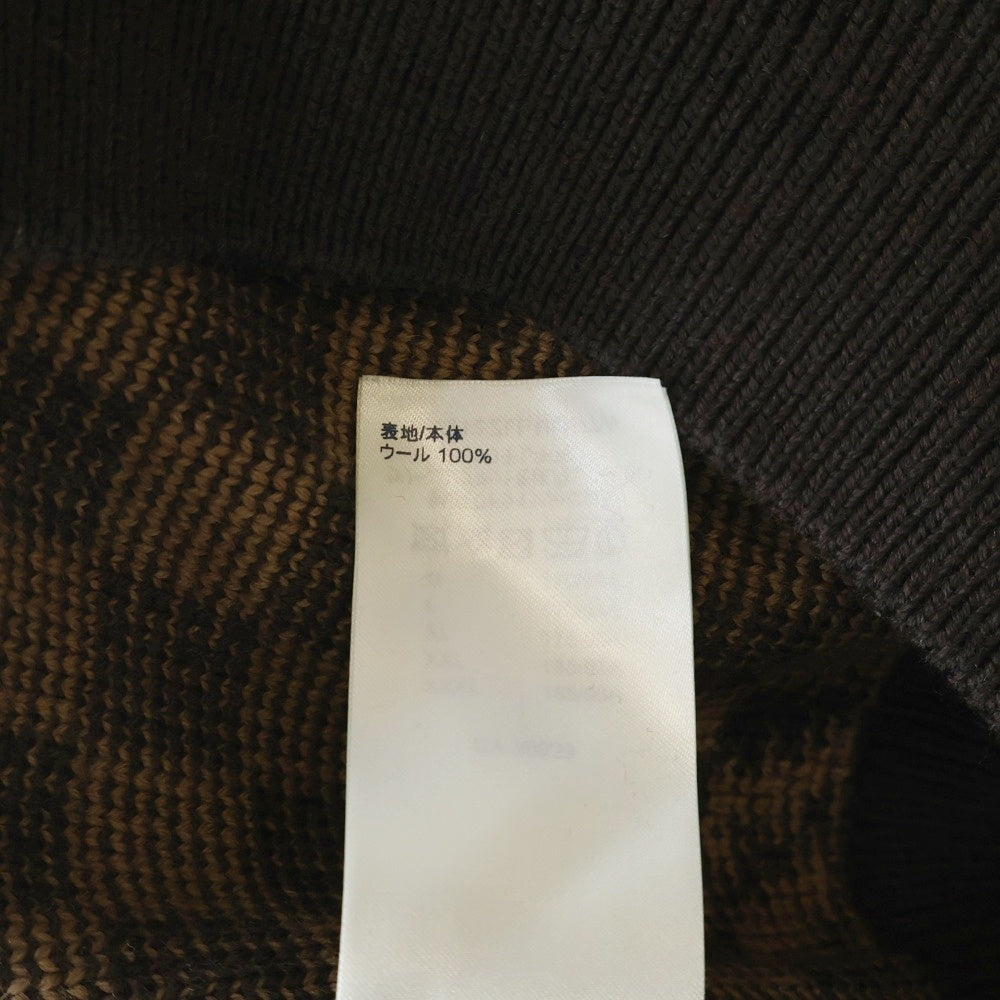 LOUIS VUITTON(ルイヴィトン) 21AW ダミエクルーネックニットセーター RM212 ZLL HLN77W ブラウン