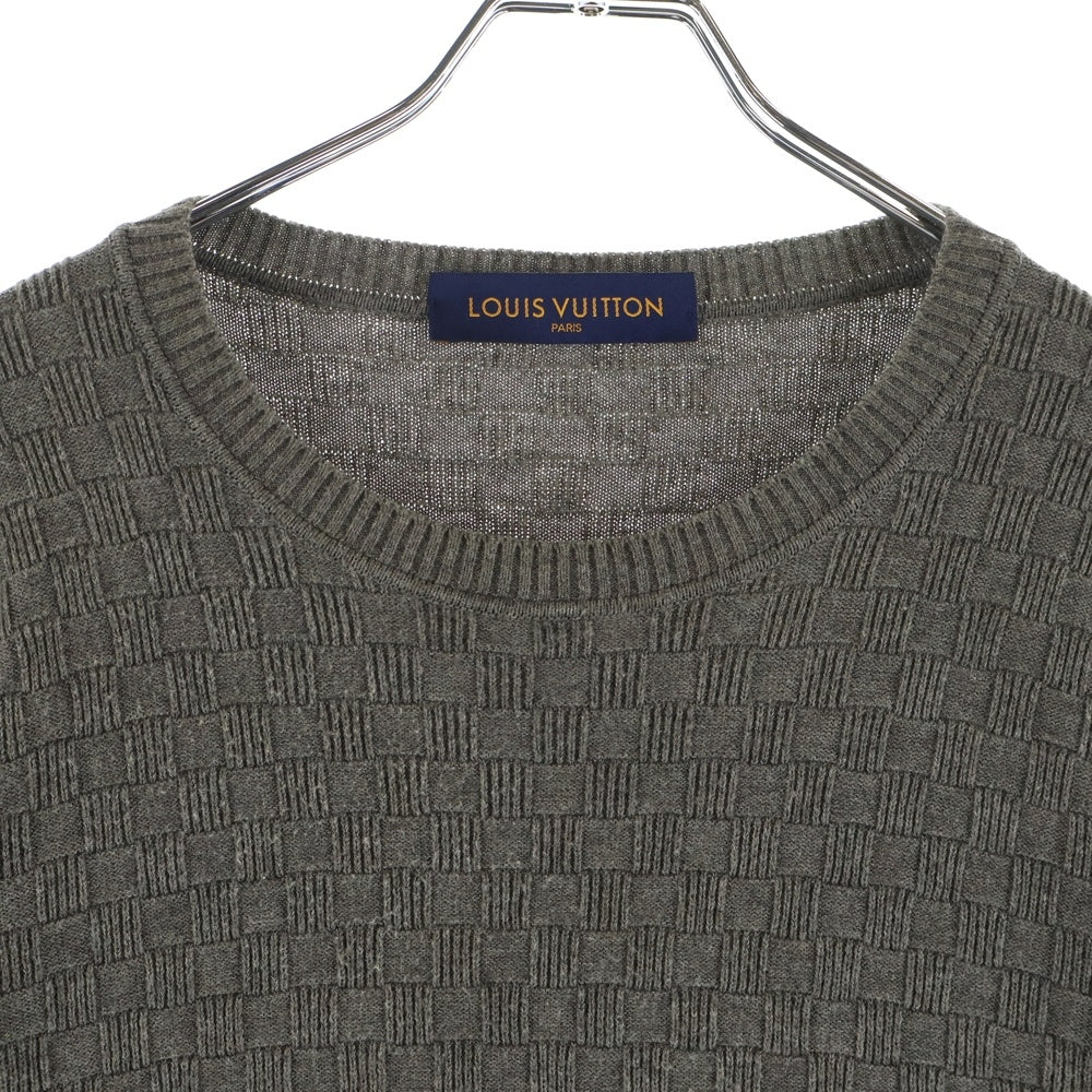 LOUIS VUITTON(ルイヴィトン) ダミエエンボスニットセーター HBN45WF99 グレー