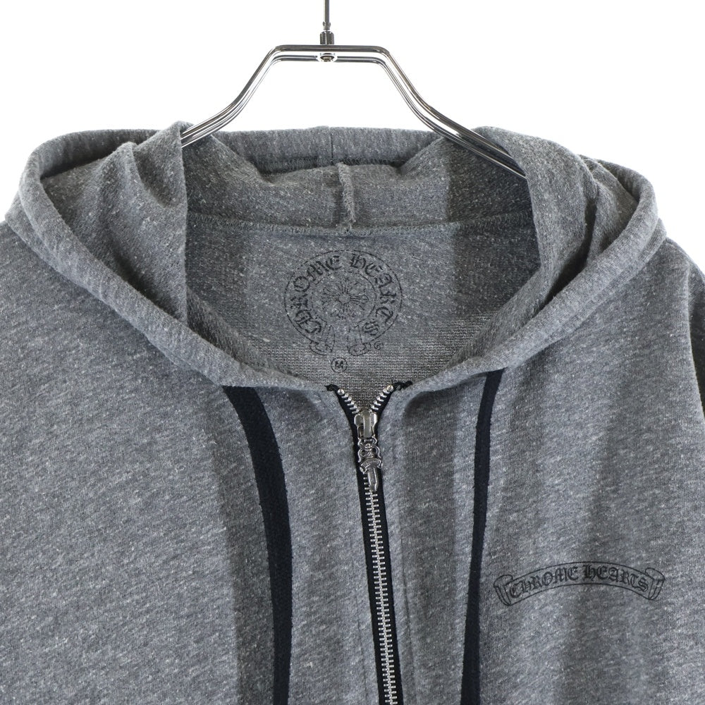 CHROME HEARTS(クロムハーツ) OLD バックフレアニー プリント ジップアップフーディー パーカー グレー