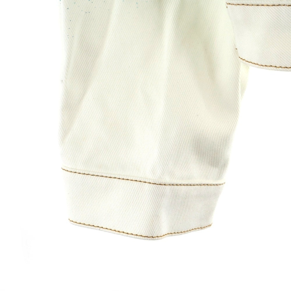LOUIS VUITTON(ルイヴィトン) 23SS LV Spray Denim Jacket RM231M U14 HOA10X スプレーペイントデニムジャケット ホワイト/ライトブルー