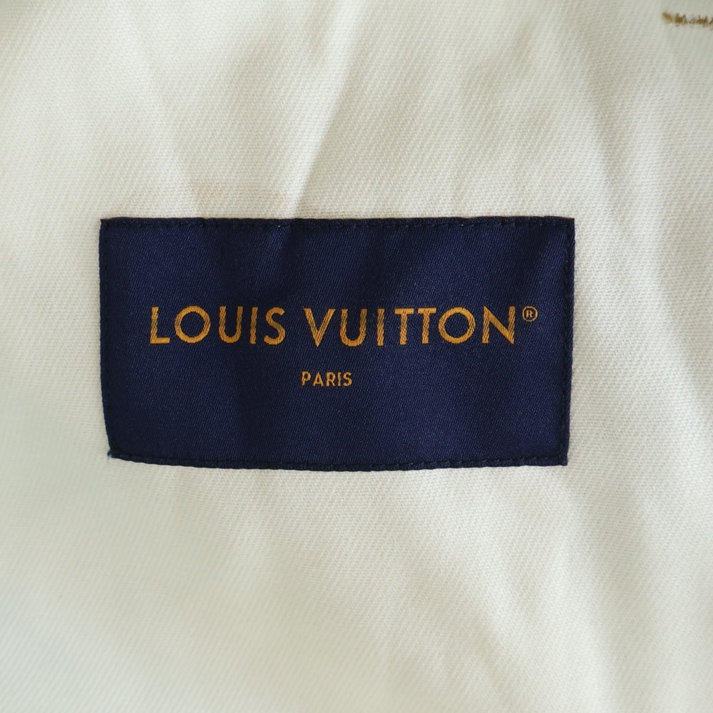 LOUIS VUITTON(ルイヴィトン) 23SS LV Spray Denim Jacket RM231M U14 HOA10X スプレーペイントデニムジャケット ホワイト/ライトブルー