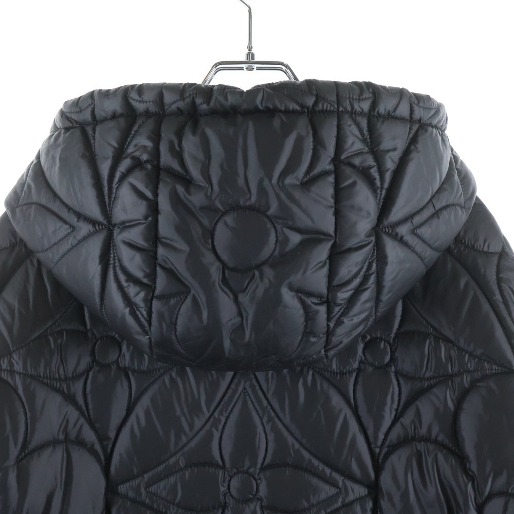LOUIS VUITTON(ルイヴィトン) 21AW LVSE Quilted Hoodie RM212Q DH1 HLB50E モノグラム フラワーキルテッドダウンジャケット ブラック