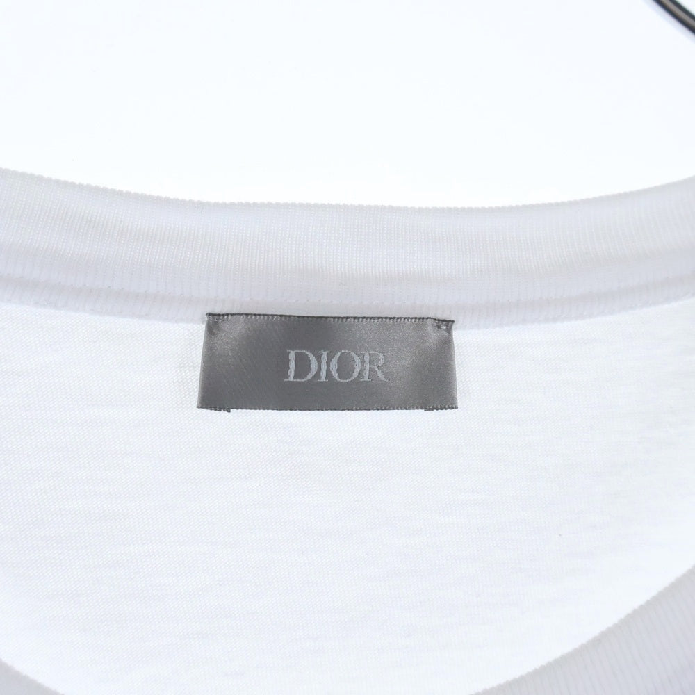 DIOR(ディオール) 24SS Multi Color Logo Print S/S Tee 413J696A0817 マルチカラー ロゴプリント半袖Tシャツ ホワイト