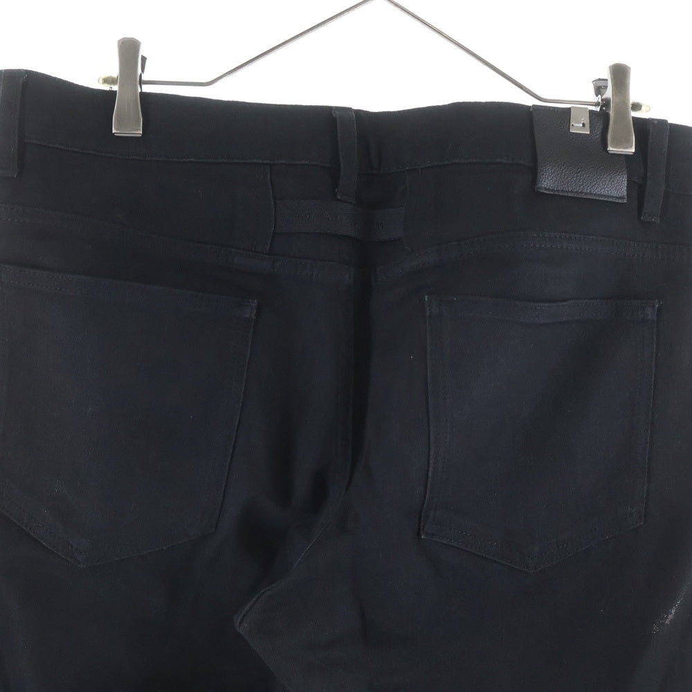 1017 ALYX 9SM(アリクス) キーチェーン付 スキニーブラックデニムパンツ ブラック