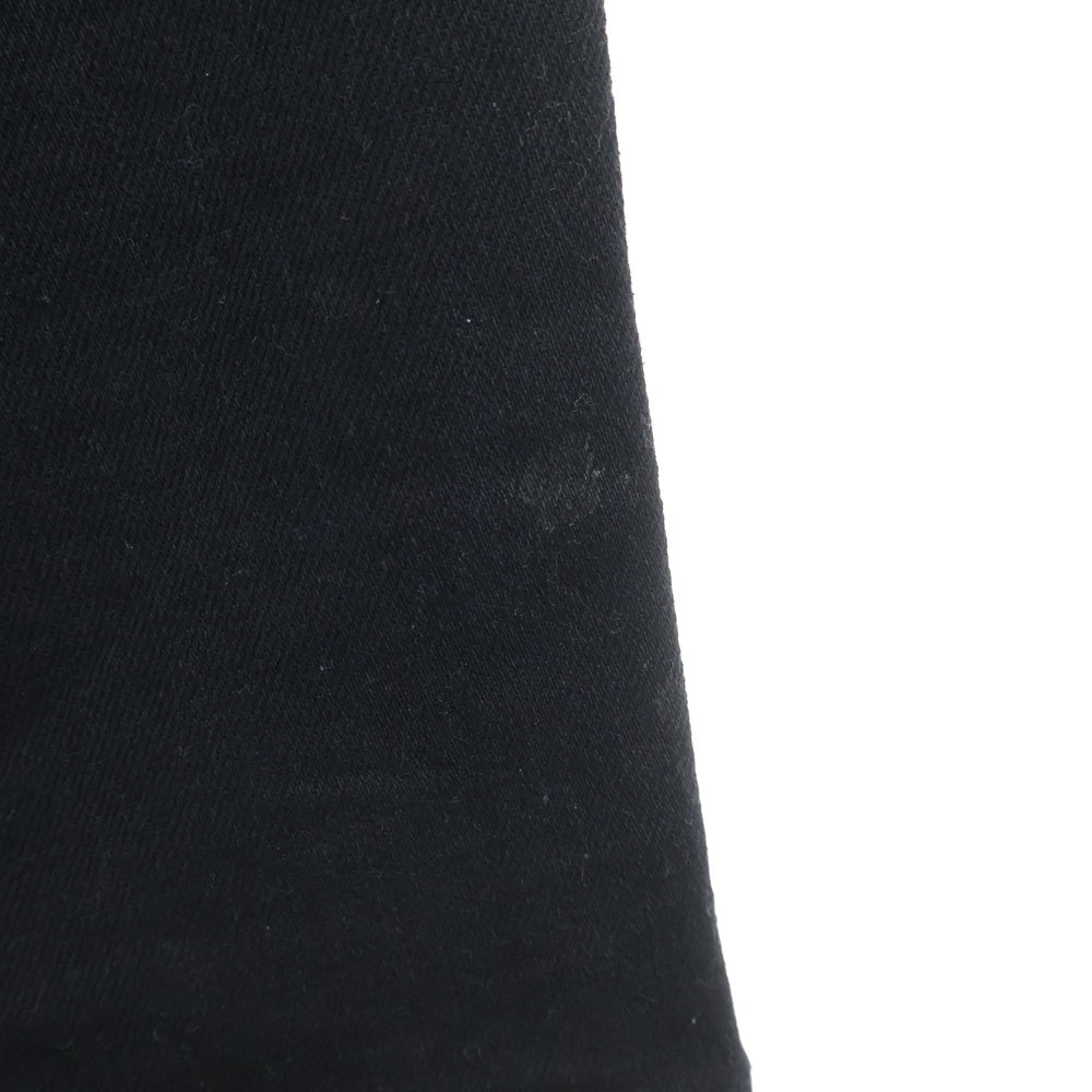 1017 ALYX 9SM(アリクス) キーチェーン付 スキニーブラックデニムパンツ ブラック