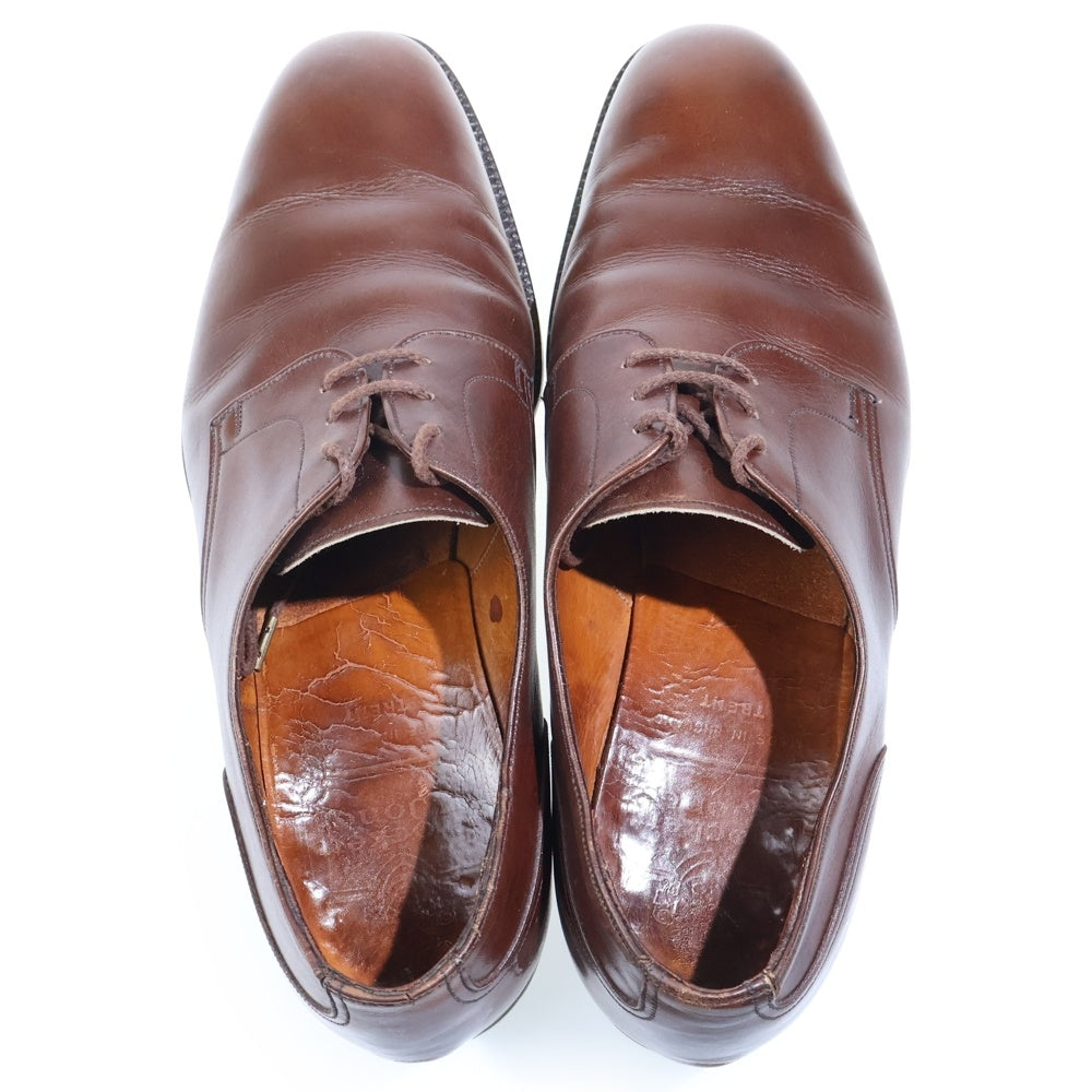 Crockett&Jones(クロケットアンドジョーンズ) TRENT プレーントゥー レザーシューズ ブラウン