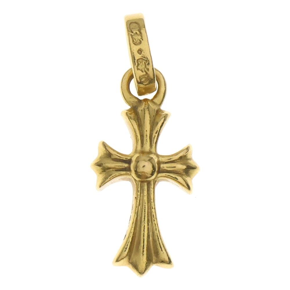 CHROME HEARTS(クロムハーツ) 22K CRS BBYFAT P/DIA ベイビーファットクロス PAVEダイヤ ペンダントトップ ゴールド BCA035