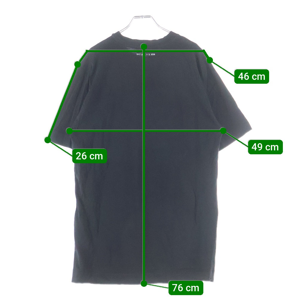 ALYX(アリクス) SMILEY CREWNECK TEE スマイリー クルーネック 半袖Tシャツ ブラック