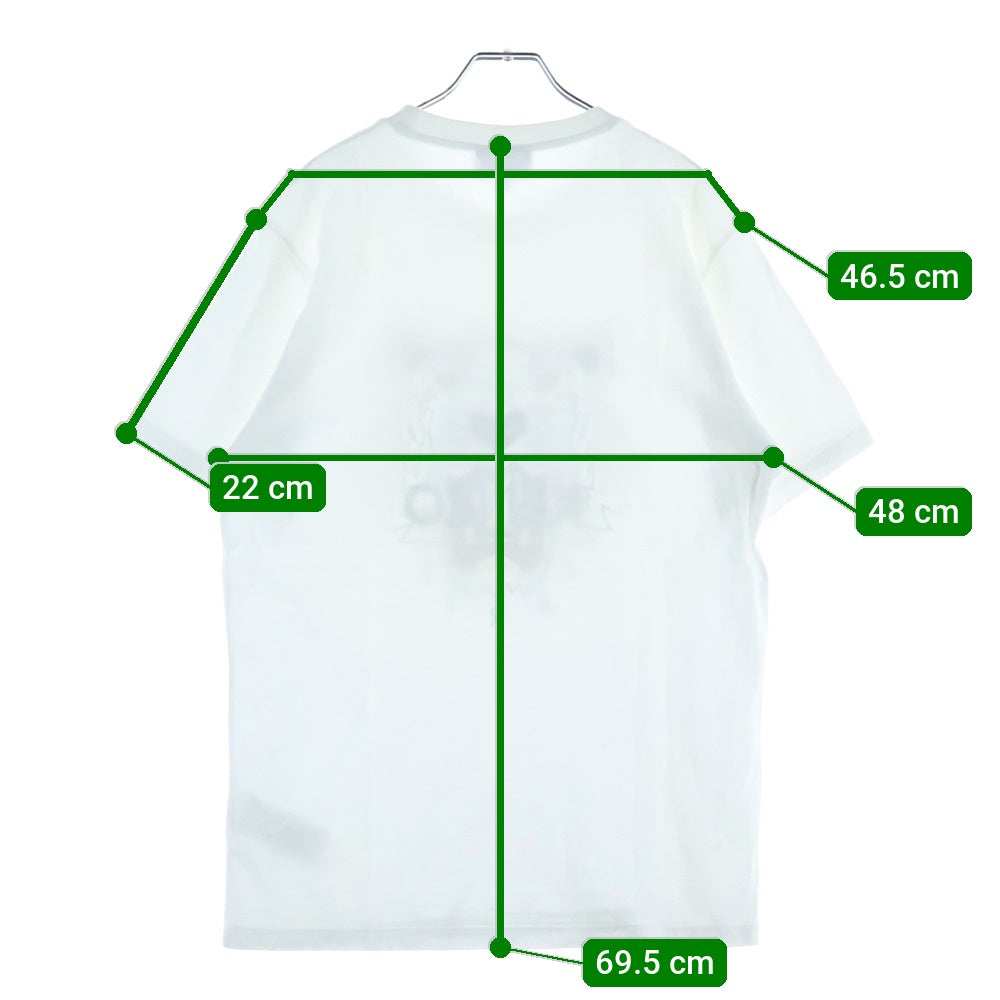 KENZO(ケンゾー) タイガープリントTシャツ 半袖カットソー FA65TS0204YA ホワイト