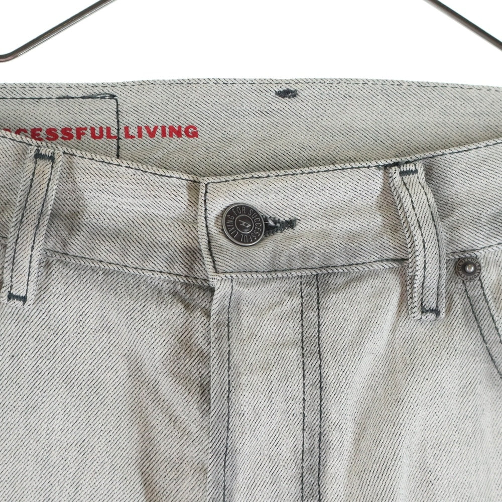 DIESEL INDUSTRY(ディーゼルインダストリー) Straight Jeans 1995 D-Sark 09C86 ストレートジーンズ デニムパンツ グレー レディース