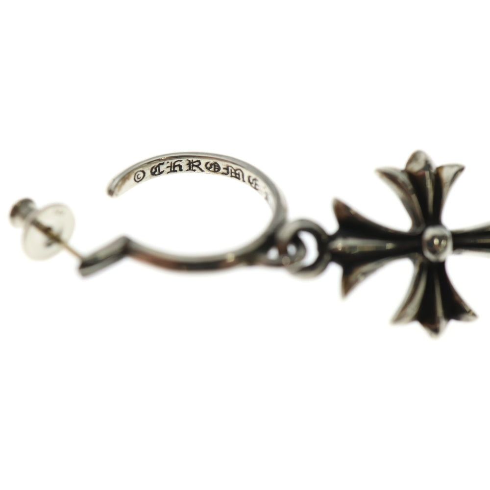 CHROME HEARTS(クロムハーツ) TINY CH CROSS タイニーCHクロス フープピアス シルバー BCA115