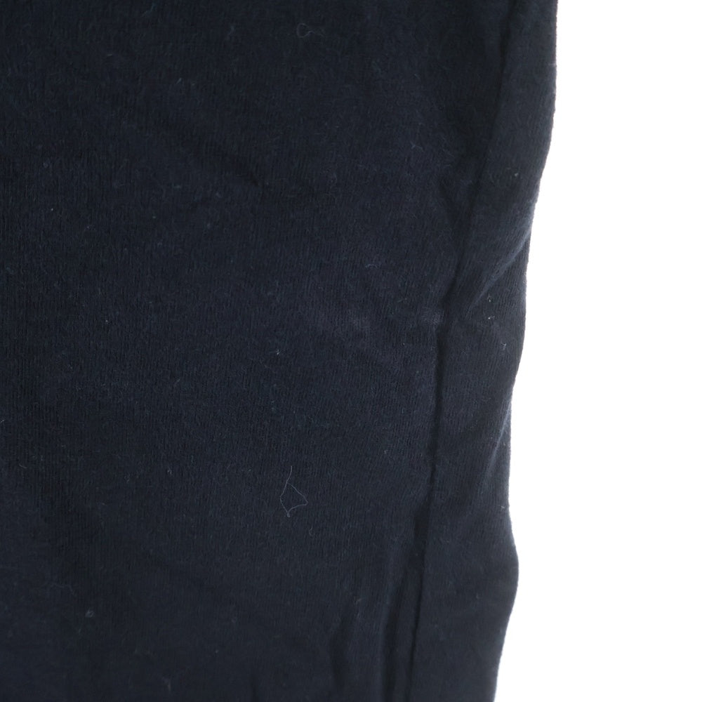 CHROME HEARTS(クロムハーツ) ヴァーティカルロゴプリント クルーネック半袖Tシャツ カットソーブラック