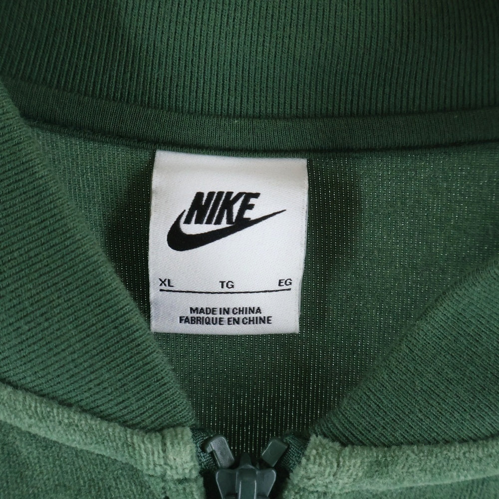 NIKE(ナイキ) CLUB VELOUR JACKET クラブベロアジャケット セットアップ グリーン FB82132-323