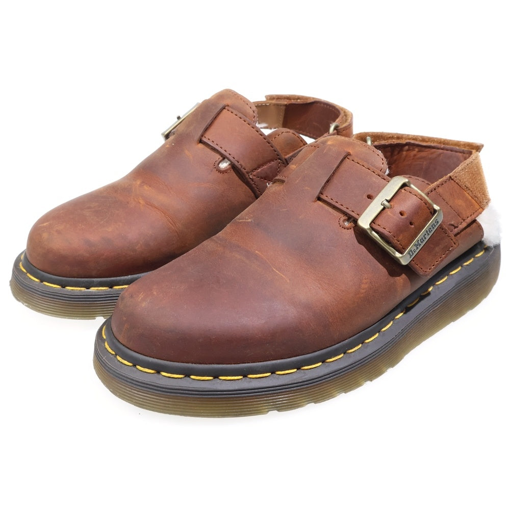 Dr.Martens(ドクターマーチン) JORGE II ジョージ ヒールストラップミュールシューズ スリッポン 31060362 ブラウン