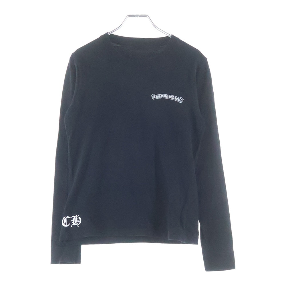 CHROME HEARTS(クロムハーツ) CHプラス ホースシュープリント 長袖Tシャツ ブラック レディース