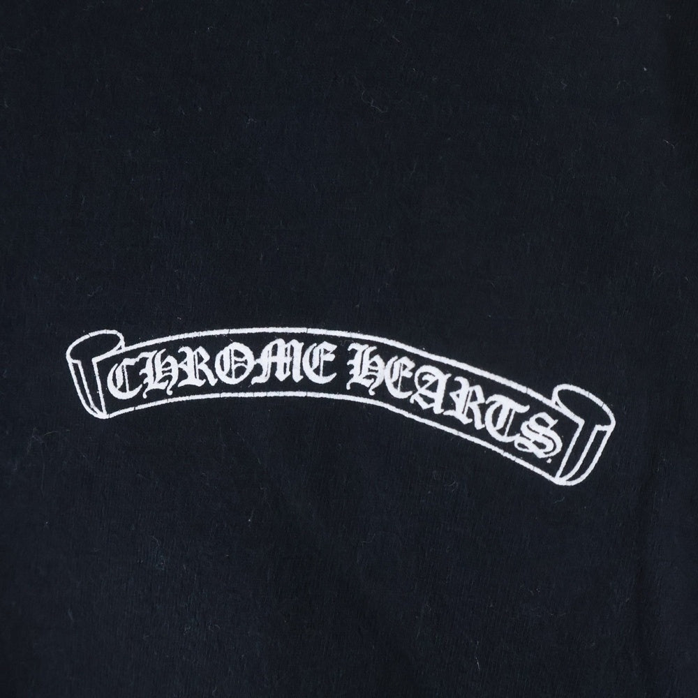 CHROME HEARTS(クロムハーツ) CHプラス ホースシュープリント 長袖Tシャツ ブラック レディース
