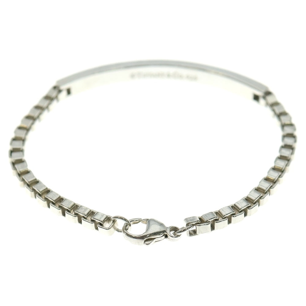 TIFFANY & Co.(ティファニー) Venetian Link ID Bracelet ベネチアン リンク IDブレスレット シルバー レディース