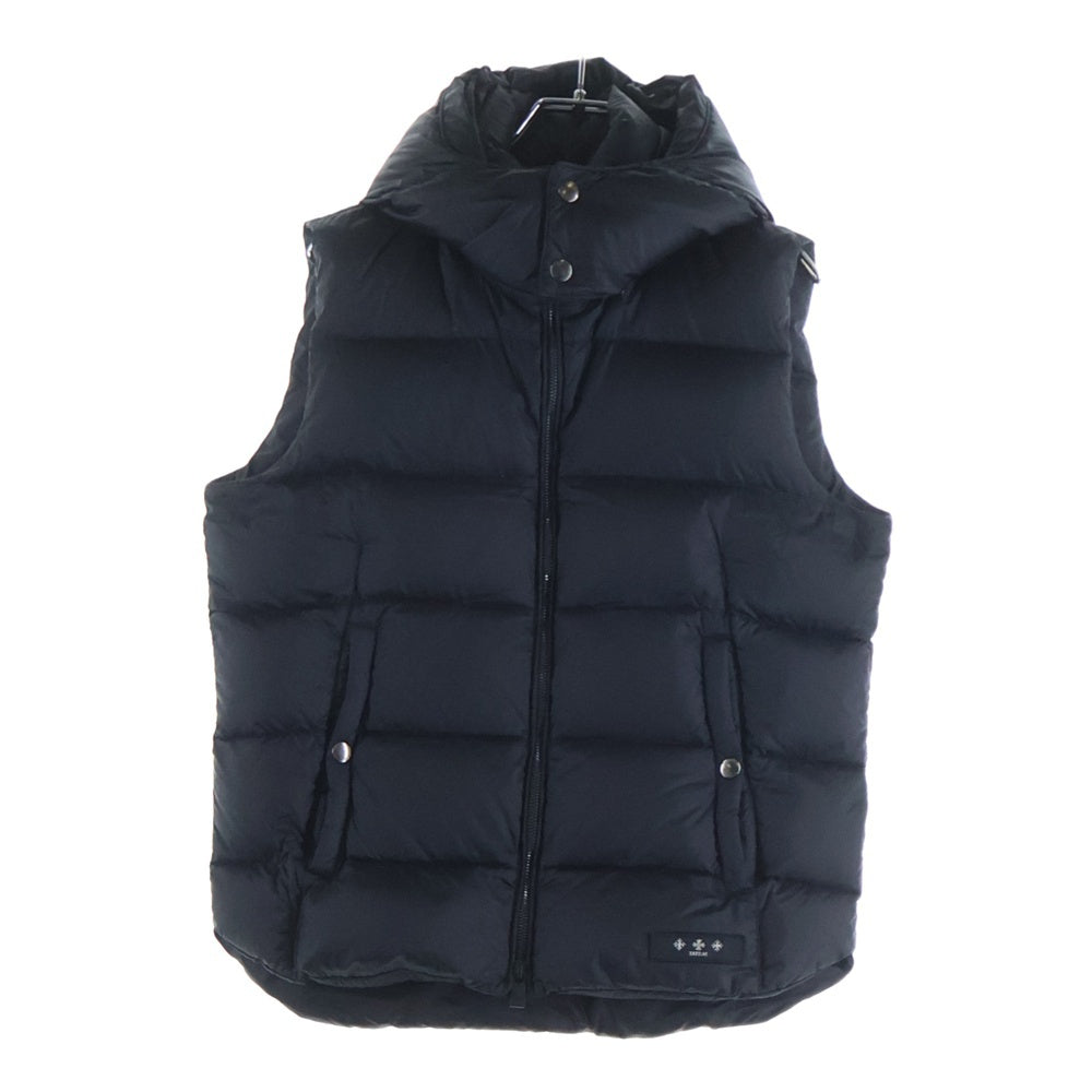 TATRAS(タトラス) POSEIDONE MATTE NYLON DAWN VEST ポセイドーネ マット ナイロン ダウンベスト ブラック MTAT22A4842-D