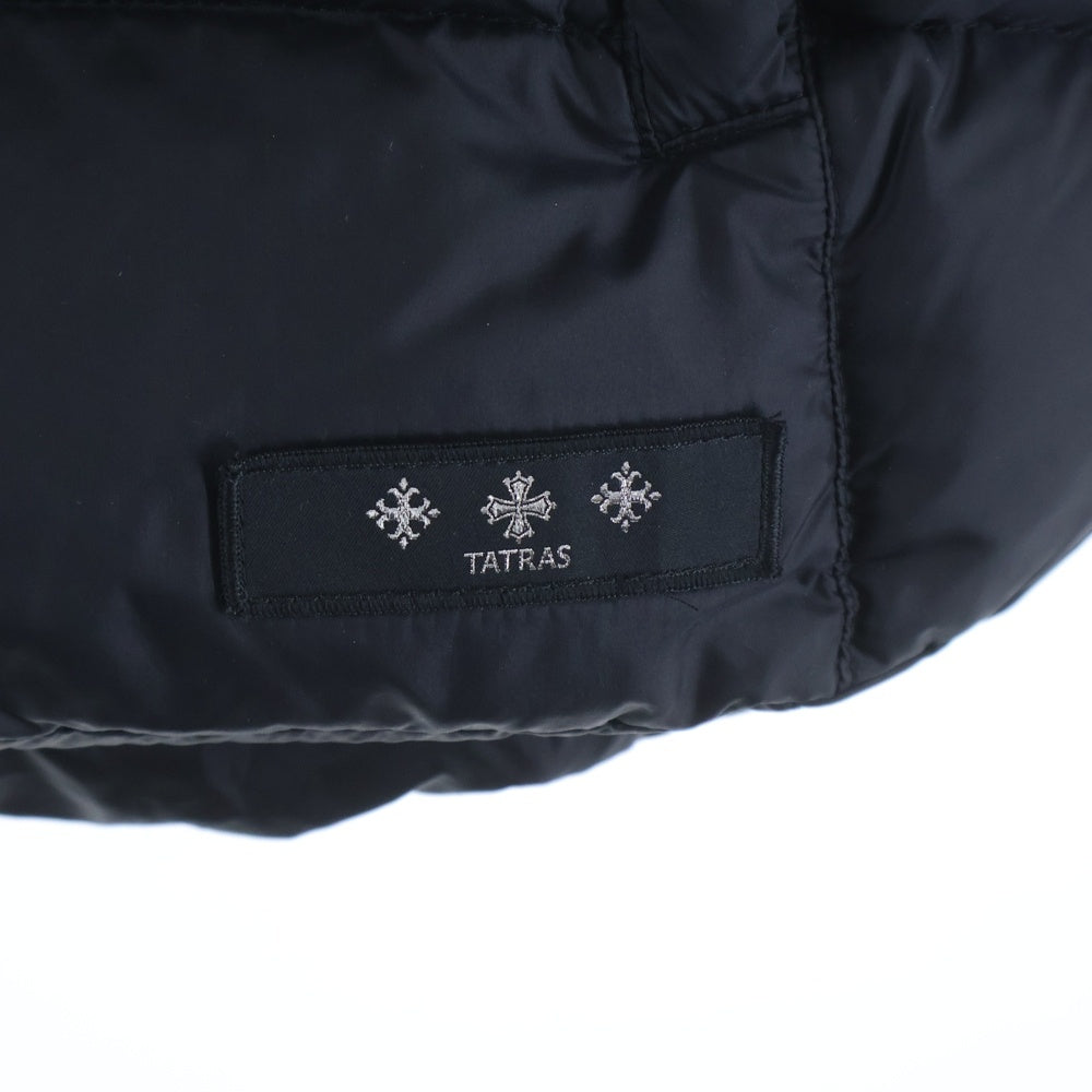 TATRAS(タトラス) POSEIDONE MATTE NYLON DAWN VEST ポセイドーネ マット ナイロン ダウンベスト ブラック MTAT22A4842-D
