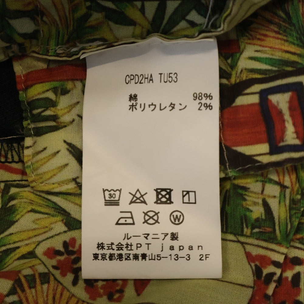 PT01(ピーティーゼロウーノ) SHAKA SUPER SLIM FIT シャカ スーパースリムフィット スラックス チノパンツ ネイビー CPD2HA TU53