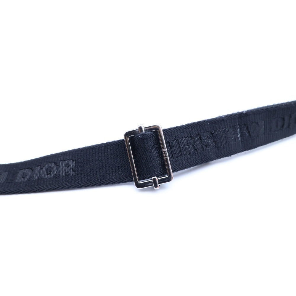 DIOR(ディオール) Oblique Shoulder Bag 2OBBC119YSE オブリーク キャンバスショルダーバッグ グレー レディース