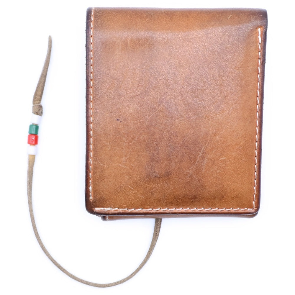 goro's(ゴローズ) 二つ折り財布 サドル レザーウォレット ベージュ