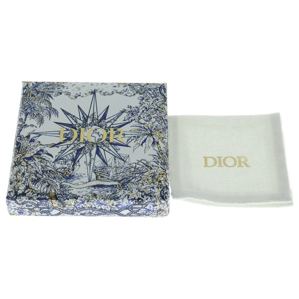 DIOR(ディオール) CDロゴ ラインストーン パールシャンデリアピアス シルバー レディース