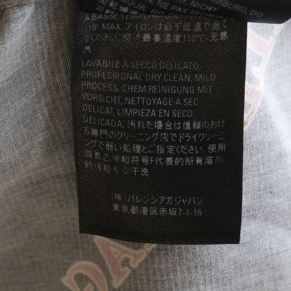 BALENCIAGA(バレンシアガ) 20AW オールオーバー ロゴプリント長袖シャツ 627023 TILR8 ブラック/レッド