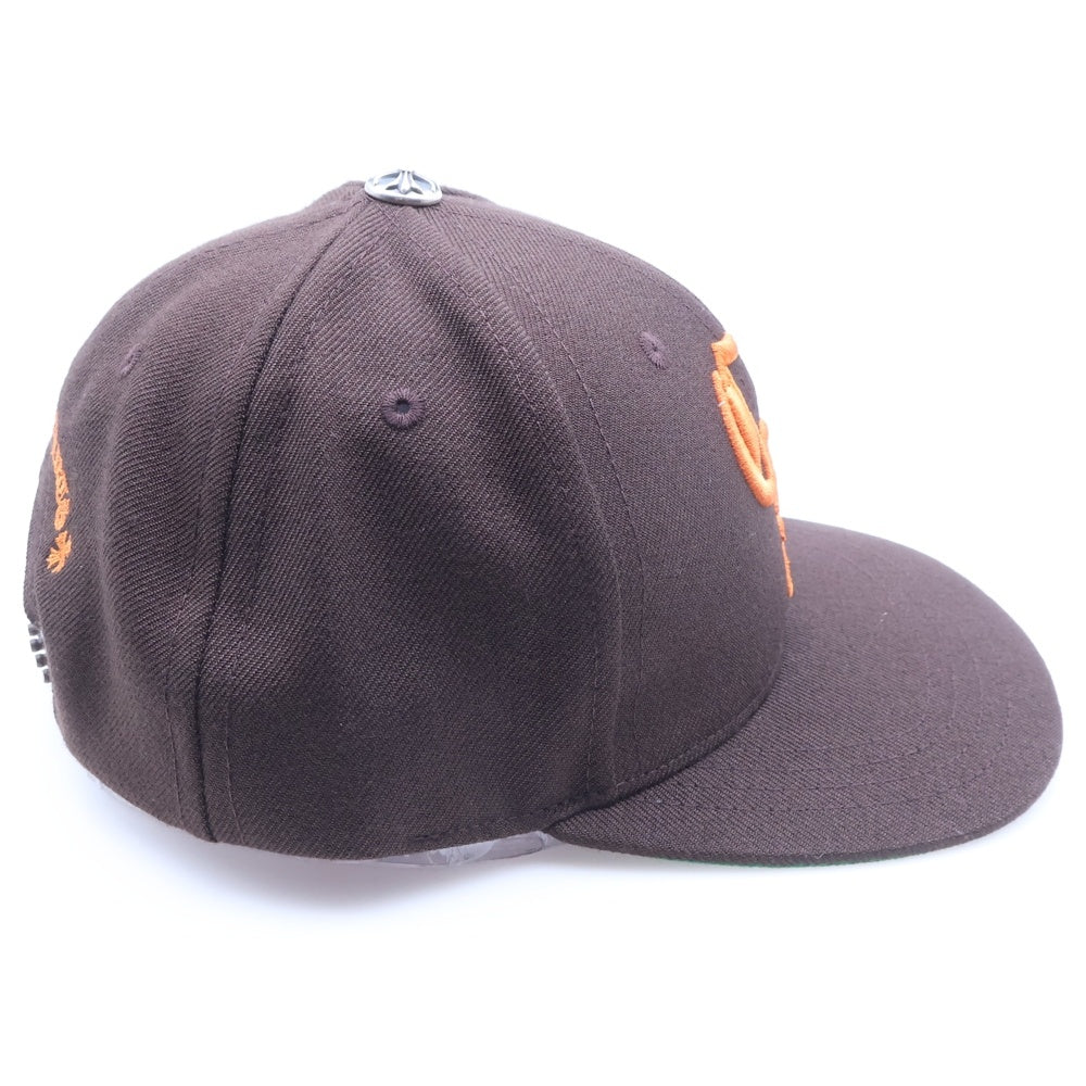 CHROME HEARTS(クロムハーツ) CH Logo Embroidery Trucker Cap CHロゴ刺繍 トラッカーキャップ ベースボールキャップ 帽子 ブラウン/オレンジ
