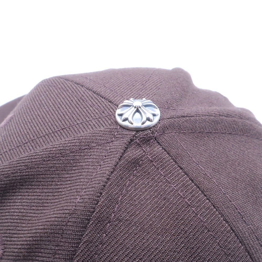 CHROME HEARTS(クロムハーツ) CH Logo Embroidery Trucker Cap CHロゴ刺繍 トラッカーキャップ ベースボールキャップ 帽子 ブラウン/オレンジ