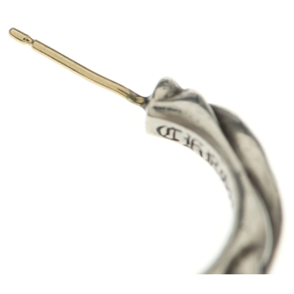 CHROME HEARTS(クロムハーツ) HOOP SCROOL スクロール フープピアス シルバー BCA102