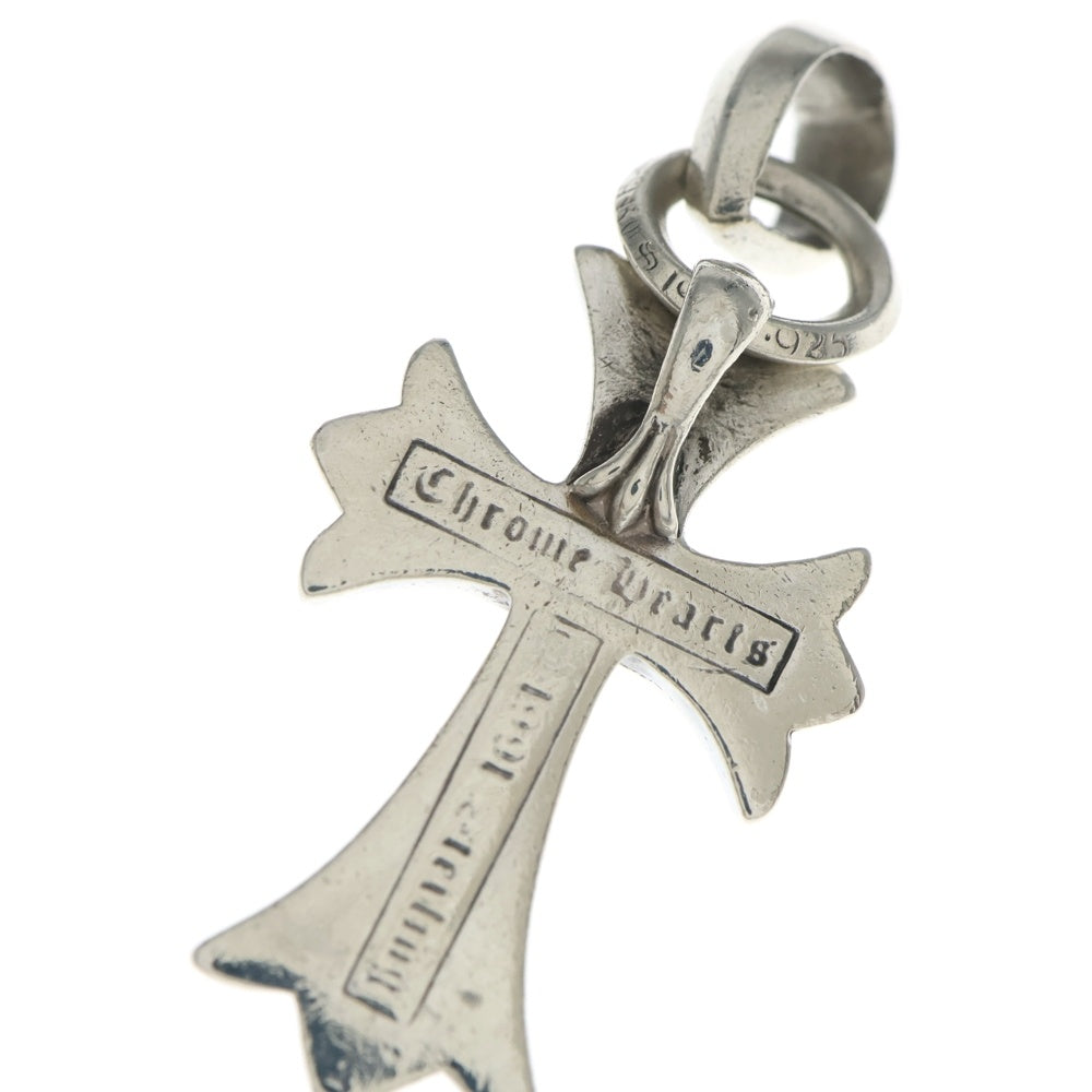 CHROME HEARTS(クロムハーツ) CH CRS SML W/BALE Wベイル スモールCHクロス ペンダントトップ シルバー BCA218
