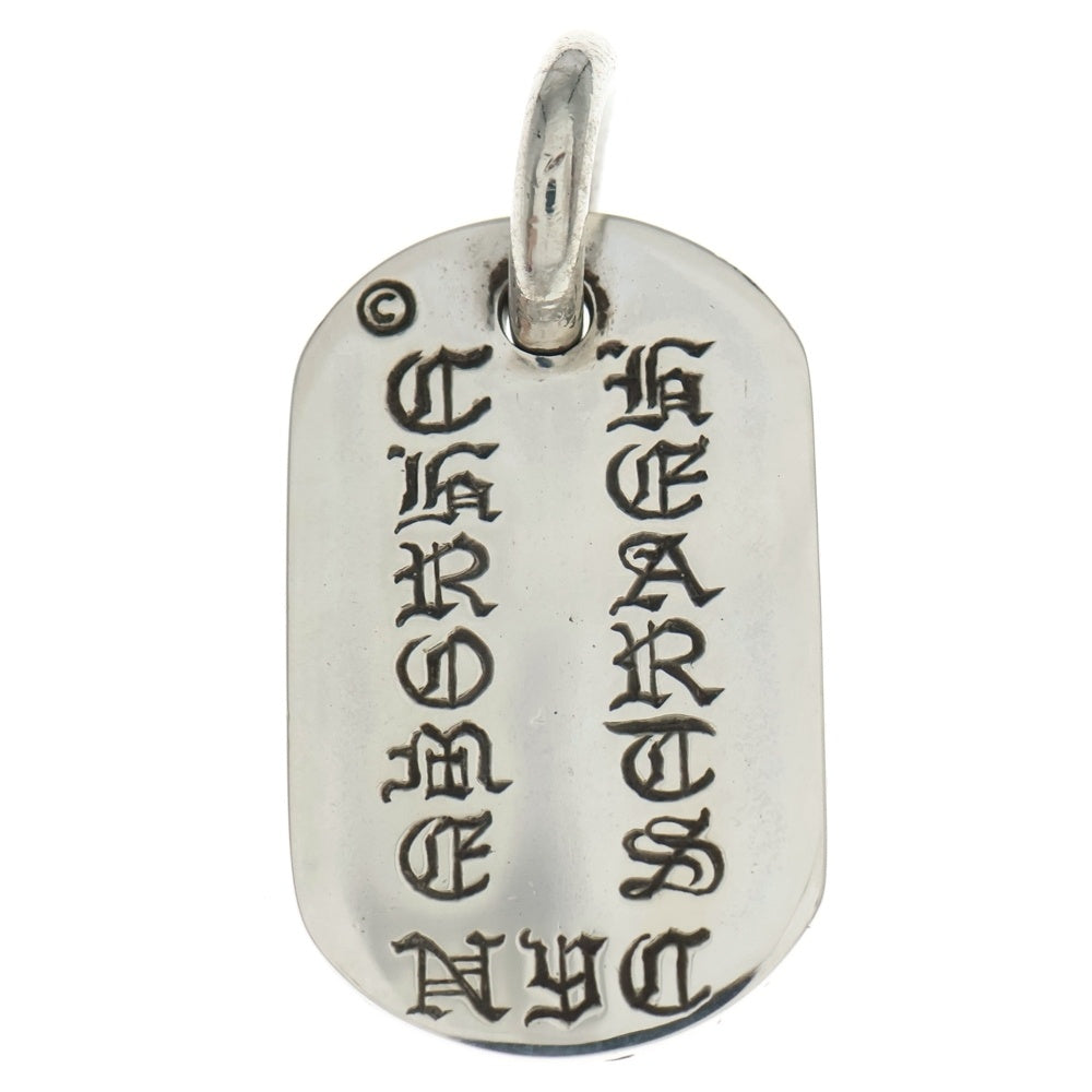 CHROME HEARTS(クロムハーツ) D TAG SML LTD ニューヨーク限定 スモールドッグタグ ペンダントトップ シルバー