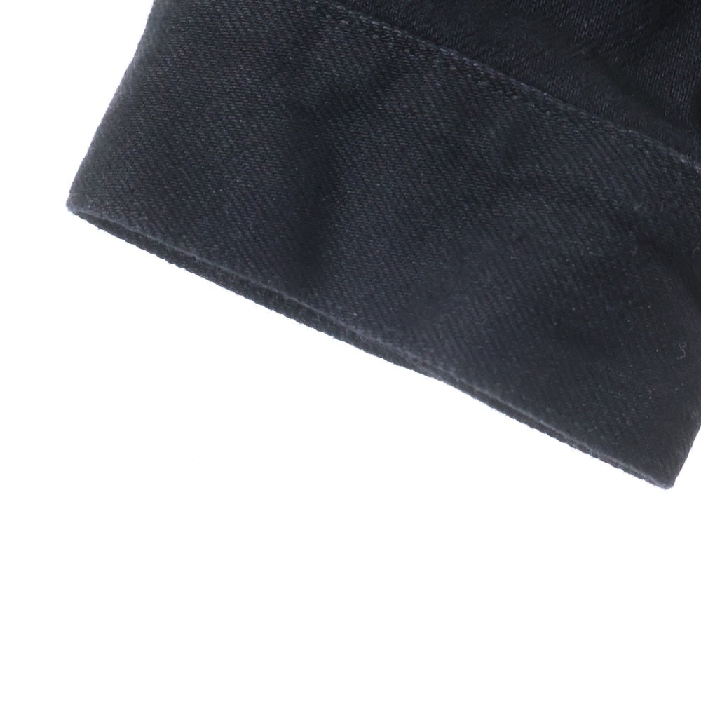 Graphpaper(グラフペーパー) Selvage Denim Trucker Jacket セルヴィッチ デニム トラッカージャケット ブラック GU261-20055RB