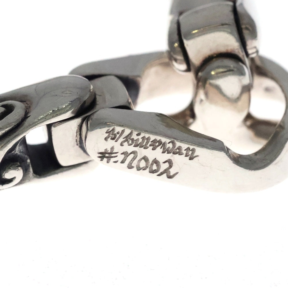 Bill Wall Leather/BWL(ビルウォールレザー) U-Joint Bracelet Smooth/WAVE Uジョイント スムース/ウェーブ ブレスレット シルバー B412ML8