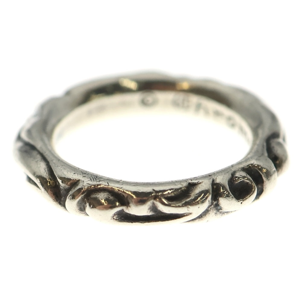 CHROME HEARTS(クロムハーツ) SCRL BAND スクロールバンド リング シルバー BCA351