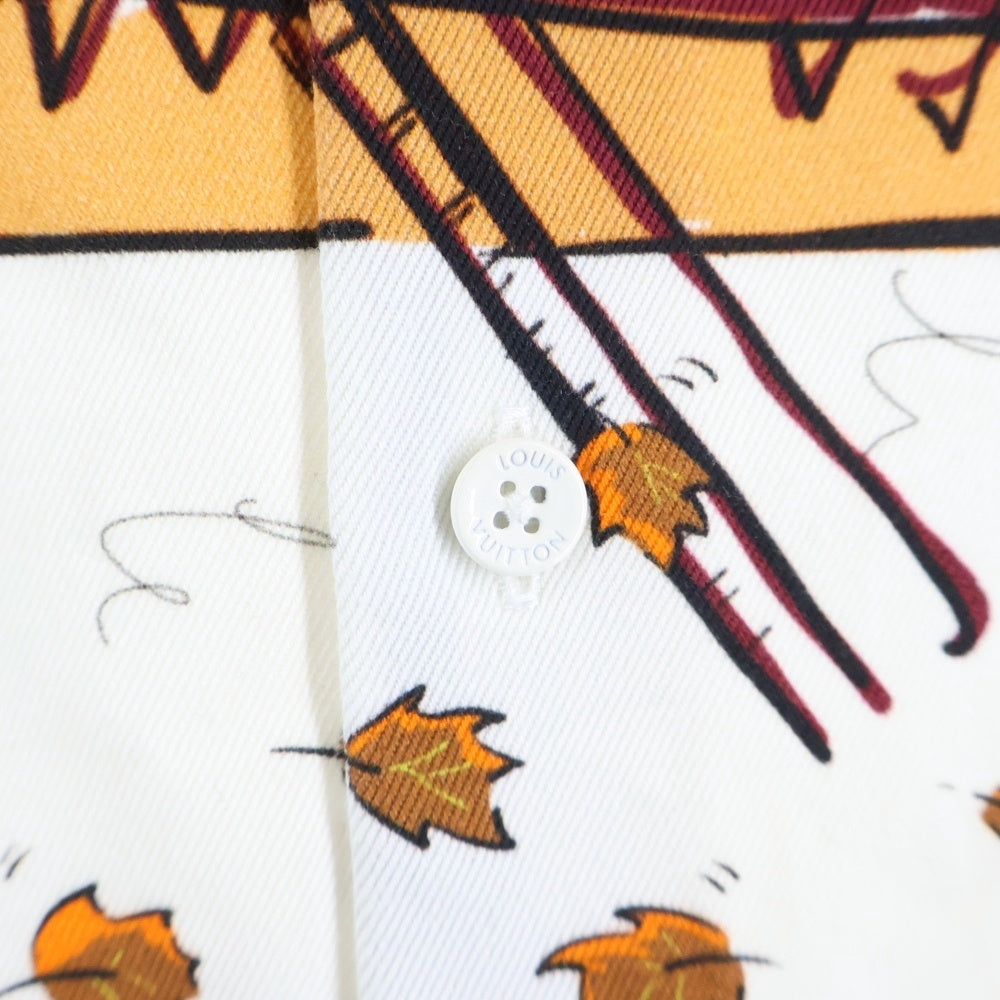 LOUIS VUITTON(ルイヴィトン) 19AW New Walkers DNA Shirt RM192 QKQ HHS66W ニューウォーカーズ DNA 長袖ボタンシャツ ホワイト