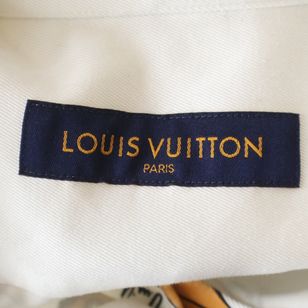 LOUIS VUITTON(ルイヴィトン) 19AW New Walkers DNA Shirt RM192 QKQ HHS66W ニューウォーカーズ DNA 長袖ボタンシャツ ホワイト