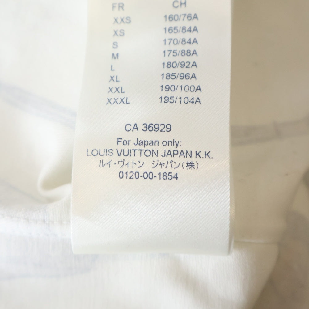 LOUIS VUITTON(ルイヴィトン) 19AW New Walkers DNA Shirt RM192 QKQ HHS66W ニューウォーカーズ DNA 長袖ボタンシャツ ホワイト